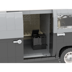 Lego MOC Volkswagen T2 Kastenwagen Barista