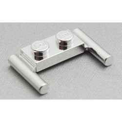 3839b Plate Modified 1x2 with Bar Handles - Flat Ends, Low Attachment