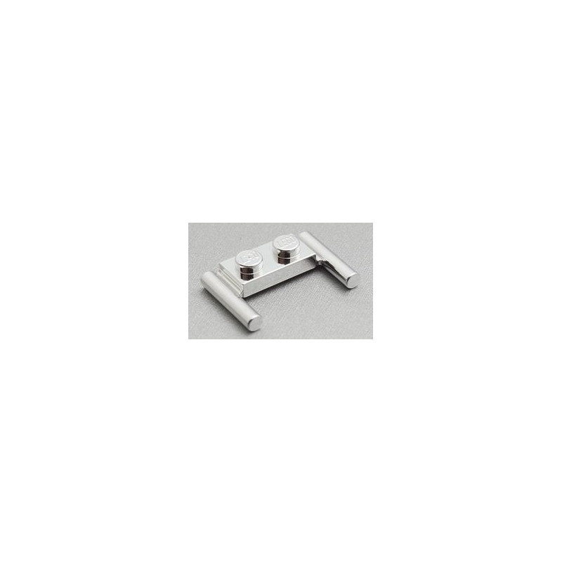 3839b Plate Modified 1x2 with Bar Handles - Flat Ends, Low Attachment