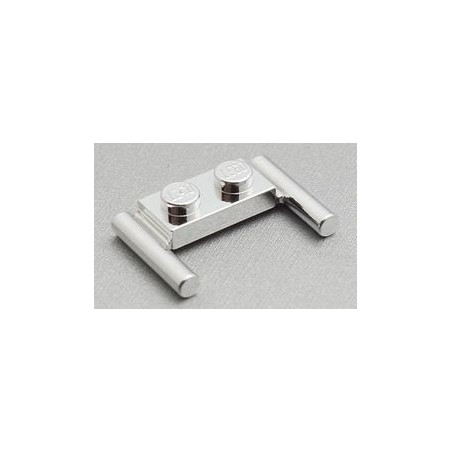 3839b Plate Modified 1x2 with Bar Handles - Flat Ends, Low Attachment