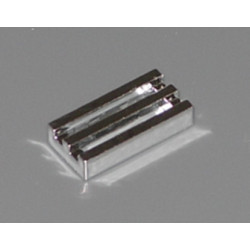 2412b Tile Modified 1x2 Grille with Bottom Groove / Lip