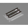 2412b Tile Modified 1x2 Grille with Bottom Groove / Lip