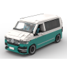 Lego MOC Volkswagen T6.1 California - Dark Turquoise / White