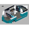 Lego MOC Volkswagen T6.1 California - Dark Turquoise / White