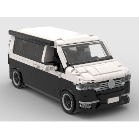 Lego MOC Volkswagen T6.1 California - Black / White