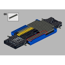 Lego MOC Volkswagen T6.1 California - Blue / White