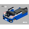 Lego MOC Volkswagen T6.1 California - Blue / White
