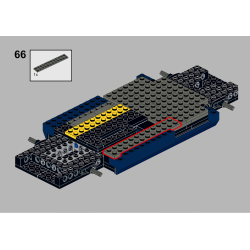 Lego MOC Volkswagen T6.1 California - Dark Blue / White