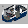 Lego MOC Volkswagen T6.1 California - Dark Blue / White