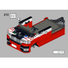 Lego MOC Volkswagen T6.1 California - Red / White