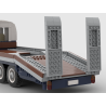 Lego MOC Volkswagen T2 Autotransporter - Dark Blue / White
