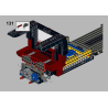 Lego MOC Volkswagen T2 Autotransporter - Dark Red / Black