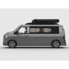 Lego MOC Volkswagen T5 Caravelle - Dark Bluish Gray / Light Bluish Gray