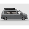 Lego MOC Volkswagen T5 Caravelle - Dark Bluish Gray / Light Bluish Gray