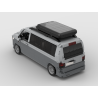 Lego MOC Volkswagen T5 Caravelle - Dark Bluish Gray / Light Bluish Gray