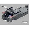 Lego MOC Volkswagen T5 Caravelle - Dark Bluish Gray / Light Bluish Gray