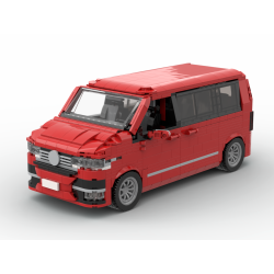 Lego MOC Volkswagen T6.1 Multivan - Red