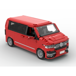 Lego MOC Volkswagen T6.1 Multivan - Red