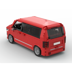 Lego MOC Volkswagen T6.1 Multivan - Red