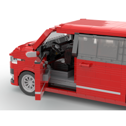Lego MOC Volkswagen T6.1 Multivan - Red