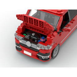 Lego MOC Volkswagen T6.1 Multivan - Red