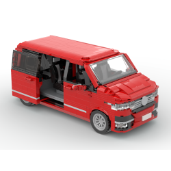 Lego MOC Volkswagen T6.1 Multivan - Red