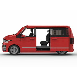 Lego MOC Volkswagen T6.1 Multivan - Red