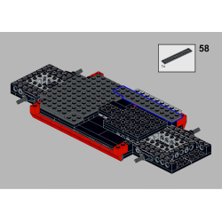 Lego MOC Volkswagen T6.1 Multivan - Red