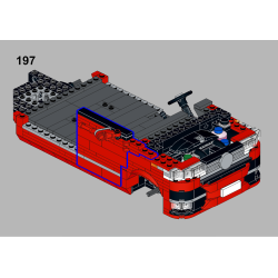 Lego MOC Volkswagen T6.1 Multivan - Red