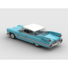 Lego MOC 1959 Cadillac Coupe de Ville - medium azure