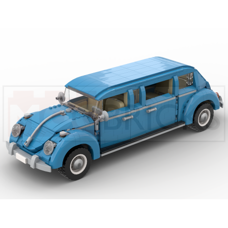 Lego MOC Volkswagen Beetle - Stretch Limo