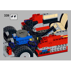 Lego MOC 1959 Cadillac Coupe de Ville - red