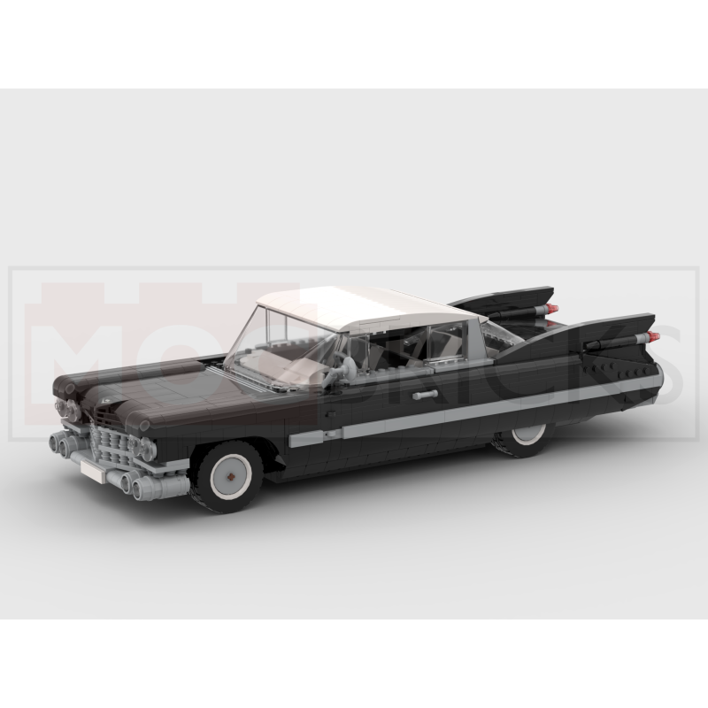 Lego MOC 1959 Cadillac Coupe de Ville - black Lego MOC 1959 Cadillac Coupe de Ville - black