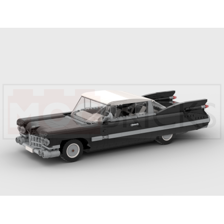 Lego MOC 1959 Cadillac Coupe de Ville - black