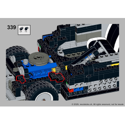 Lego MOC 1959 Cadillac Coupe de Ville - black