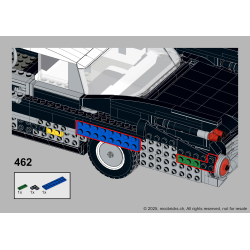 Lego MOC 1959 Cadillac Coupe de Ville - black