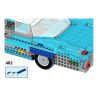 Lego MOC 1959 Cadillac Coupe de Ville - medium azure