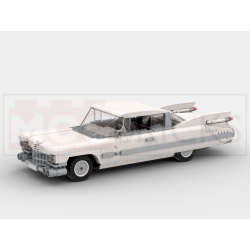 Lego MOC 1959 Cadillac Coupe de Ville - white