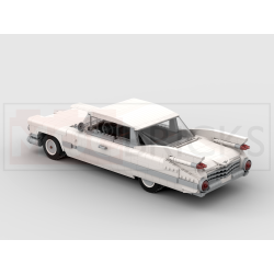 Lego MOC 1959 Cadillac Coupe de Ville - white
