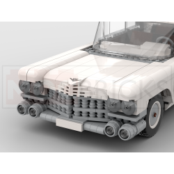 Lego MOC 1959 Cadillac Coupe de Ville - white