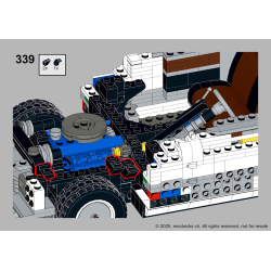 Lego MOC 1959 Cadillac Coupe de Ville - white