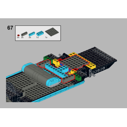 Lego MOC 1959 Cadillac Coupe de Ville - medium azure