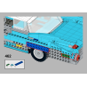 Lego MOC 1959 Cadillac Coupe de Ville - medium azure