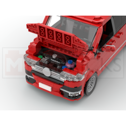 Lego MOC Volkswagen T6.1 Multivan - Red