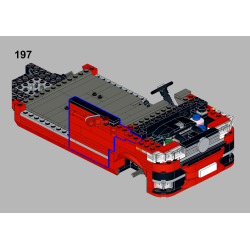 Lego MOC Volkswagen T6.1 Multivan - Red