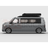 Lego MOC Volkswagen T5 Caravelle - Dark Bluish Gray / Light Bluish Gray