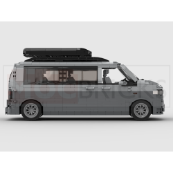 Lego MOC Volkswagen T5 Caravelle - Dark Bluish Gray / Light Bluish Gray