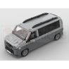 Lego MOC Volkswagen T5 Caravelle - Dark Bluish Gray / Light Bluish Gray
