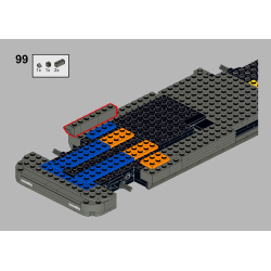 Lego MOC Volkswagen T5 Caravelle - Dark Bluish Gray / Light Bluish Gray