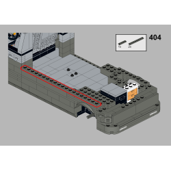 Lego MOC Volkswagen T5 Caravelle - Dark Bluish Gray / Light Bluish Gray